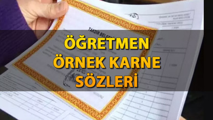 Öğretmen örnek karne görüşleri sözleri 2024 1. döneme özel başarılı ve başarısız öğretmen karne görüşleri
