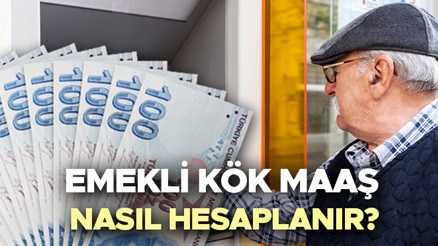 EMEKLİ KÖK MAAŞ HESAPLAMA TABLOSU 2024 | Kök maaş ne demek, nasıl hesaplanır 7500 TL alan emeklinin kök maaşı ne kadar İşte E-Devlet emekli kök maaş öğrenme ekranı