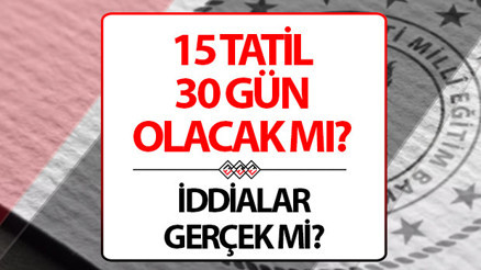 15 tatil 1 ay mı oldu, uzatıldı mı Resmi açıklama geldi.. İkinci dönem ne zaman başlayacak sorusuna önemli yanıt 15 tatil 1 ay mı oldu, uzatıldı mı Resmi açıklama geldi.. İkinci dönem ne zaman başlayacak sorusuna önemli yanıt