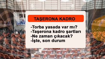 TAŞERONA KADRO SON DAKİKA: 90 bin taşerona kadro Meclise geldi mi, ne zaman çıkacak, şartları neler 9 Ocak son gelişmeler TAŞERONA KADRO SON DAKİKA: 90 bin taşerona kadro Meclise geldi mi, ne zaman çıkacak, şartları neler 9 Ocak son gelişmeler