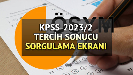 KPSS TERCİH SONUÇLARI SORGULAMA EKRANI (sonuc.osym.gov.tr) | KPSS 2023/2 yerleştirme sonuçları açıklandı ÖSYM KPSS 2023/2 merkezi atama sonuçları görüntüleme sayfası