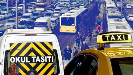 İstanbulda toplu taşıma, taksi, minibüs, okul servisi ücretlerine zam Taksiciler karar sonrası taş ve sopalarla saldırdı