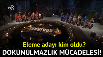 Dün akşam Survivor dokunulmazlık oyununu kim kazandı, 3. eleme adayı kim oldu 8 Ocak Pazartesi Survivor eleme adayı kim İşte, 3. dokunulmazlık oyununu kazanan takım