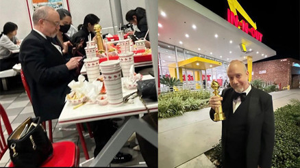 Sosyal medya bu anları konuşuyor… Büyük ödülü kaptı, kutlama için soluğu hamburgercide aldı Sosyal medya bu anları konuşuyor… Büyük ödülü kaptı, kutlama için soluğu hamburgercide aldı