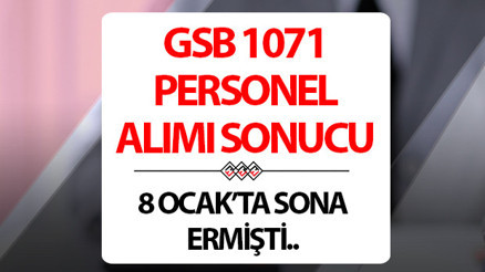 GSB 1071 PERSONEL ALIMI BAŞVURU SONUÇLARI SORGULAMA: Gençlik Çalışanı başvuru sonuçları ne zaman açıklanacak