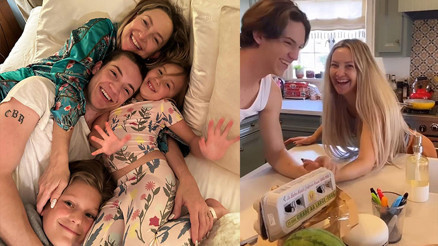 Ünlü oyuncu çocuklarını mutfağa soktu: Çalışan anne olmak kolay mı sandınız