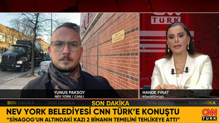 New York Belediyesinden CNN Türke sinagog açıklaması