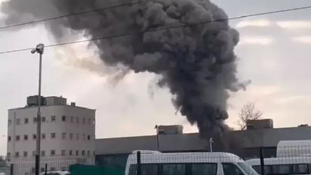 Bursada otobüs terminalinde korkutan yangın