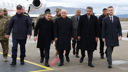 Bakan Güler ve TSK komuta kademesi Şırnaka gitti