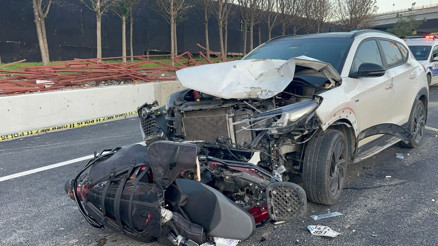 Üsküdarda feci kaza Motosikletli sürücü hayatını kaybetti