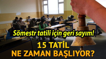 MEB UYGULAMA TAKVİMİ 2023-2024: Okullar ne zaman kapanıyor Yarıyıl (15) tatil kaç gün sürecek, uzatılacak mı MEB UYGULAMA TAKVİMİ 2023-2024: Okullar ne zaman kapanıyor Yarıyıl (15) tatil kaç gün sürecek, uzatılacak mı