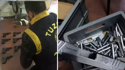 Pendikte ruhsatsız tabanca üretimi yapılan 2 iş yerine baskın: 8 gözaltı