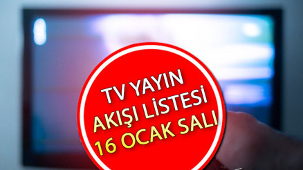 TV YAYIN AKIŞI 16 OCAK 2024 SALI || Bugün tvde ne var İşte, Kanal D, Star TV, TRT1, Show TV, ATV, TV8, Fox TV yayın akışı ve tv rehberi