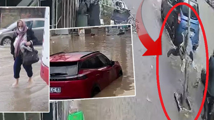 Türkiye’yi sağanak ve lodos vurdu Cadde ve sokaklar göle döndü... Vatandaşın zor anları: Ağaca tutunarak ayakta kaldı