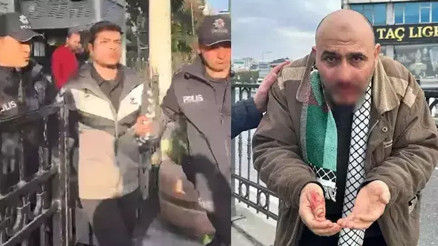 İstanbulda Kelime-i Tevhid bayrağı açan kişiye yumruk atmıştı Ege Akersoy tahliye edildi İstanbulda Kelime-i Tevhid bayrağı açan kişiye yumruk atmıştı Ege Akersoy tahliye edildi
