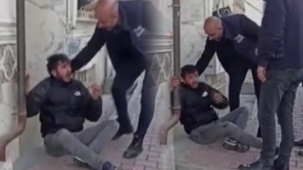 Genç kız neye uğradığını şaşırdı Mahalleli yakalayıp meydan dayağı attı