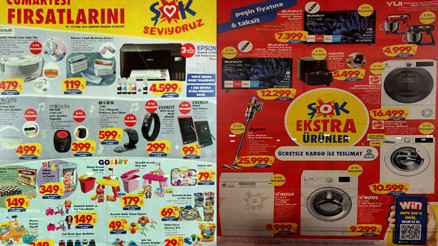 ŞOK 20 Ocak Aktüel Ürünler Kataloğu yayınlandı  Airfryer, V15 Elektrikli Dikey Süpürge, akıllı bileklik, televizyon ve beyaz eşya ürünleri satışa çıkıyor