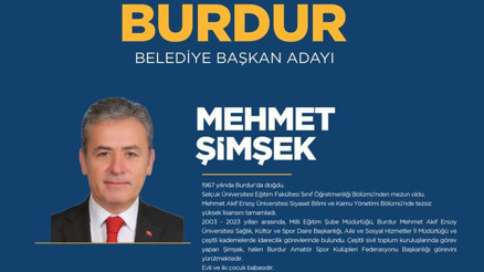 AK Parti Burdur Belediye Başkan adayı Mehmet Şimşek kimdir, hangi görevlerde bulundu İşte, biyografisi