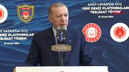 Cumhurbaşkanı Erdoğan Yalova Sefine Tersanesinde açıklamalarda bulundu: Gemilerimizle donanma gücümüz artıyor Cumhurbaşkanı Erdoğan Yalova Sefine Tersanesinde açıklamalarda bulundu: Gemilerimizle donanma gücümüz artıyor