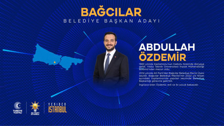 Abdullah Özdemir kimdir AK Parti Bağcılar Belediye Başkan Adayı Abdullah Özdemirin siyasi kariyeri ve biyografisi...