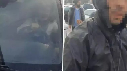 İstanbulda otomobiliyle kuryeye çarptı, motorun hurda deyip tutanak tutmak istemedi
