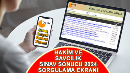 HAKİM SAVCILIK SINAV SONUÇLARI SORGULAMA EKRANI (ÖSYM.gov.tr) | Adalet Bakanlığı sınav sonuçları açıklandı T.C. kimlik numarası ve şifre ile sınav sonucu hızlı nasıl sorgulanır