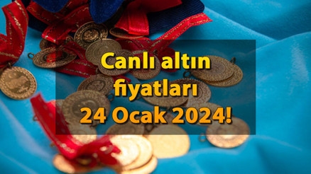 Bugün altın ne kadar (24 Ocak canlı altın fiyatları) Gram altın, çeyrek altın ve yarım altın fiyatı