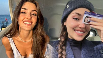 Hande Erçel öğrencilik günlerine geri döndü...  O artık üniversiteli