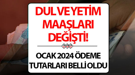 DUL VE YETİM AYLIĞI NE KADAR OLDU 2024 yılı yüzde 25, 50, 75 orana göre dul ve yetim aylığı zam oranları