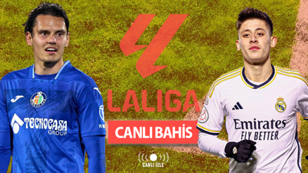 Enes Ünal ve Arda Güler CANLI YAYINLA Mislide Getafe-Real Madrid iddaa oranları, muhtemel 11ler, son gelişmeler...
