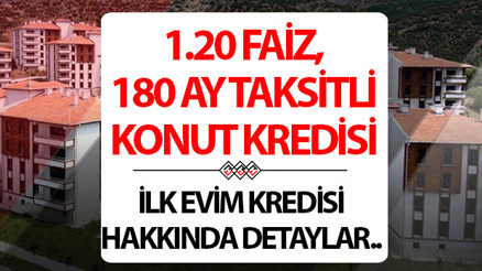 1.20 Faizli, 15 yıl vadeli konut kredisi kampanyası İlk evim kredisi çıktı mı, başvuru nasıl yapılır 1.20 Faizli, 15 yıl vadeli konut kredisi kampanyası İlk evim kredisi çıktı mı, başvuru nasıl yapılır