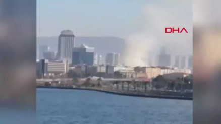 İzmir Kemeraltı Çarşısında yangın