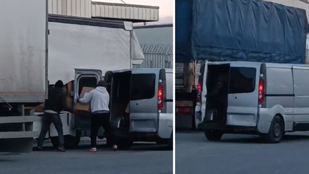 Esenyurtta pes dedirten olay Sürücüsünün içinde uyuduğu aracı soydular