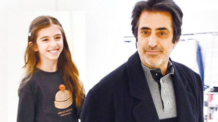 Mahsun Kırmızıgül ile kızı Lavin alışverişte