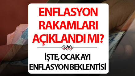 Ocak ayı enflasyon rakamları ne zaman açıklanacak İşte, Ocak 2024 enflasyon beklentisi