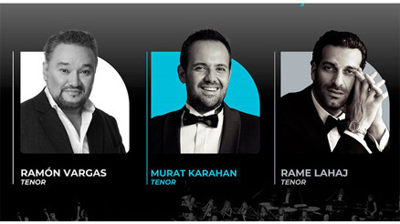 Murat Karahan, Ramon Vargas ve Rame Lahaj sahneye çıkıyor