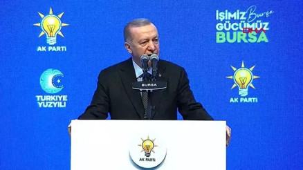 Cumhurbaşkanı Erdoğan, AK Parti Bursa İlçe Belediye Başkan Adayları Tanıtım Toplantısına katıldı Cumhurbaşkanı Erdoğan, AK Parti Bursa İlçe Belediye Başkan Adayları Tanıtım Toplantısına katıldı