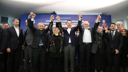 AK Parti İBB Başkan Adayı Murat Kurum Çekmeköyde AK Parti İBB Başkan Adayı Murat Kurum Çekmeköyde