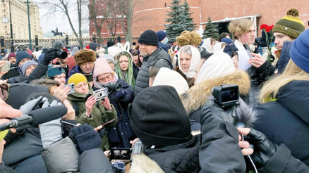 Moskova’da seferberlik protestosu