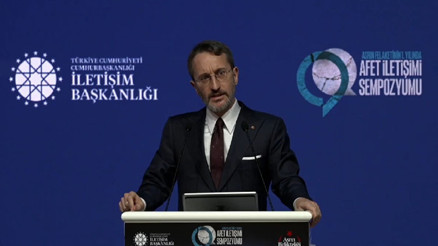 İletişim Başkanı Altundan Afet İletişimi Sempozyumunda açıklamalar