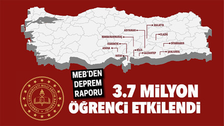 3.7 milyon öğrenci etkilendi