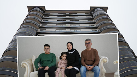 Depremzede aile bir kez daha evsiz kaldı Ev almak isterken otomobillerinden de oldular