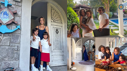 İkiz çocuklarıyla birlikte şehri terk etmişlerdi... Bodrumda yeni hayat