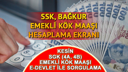 SSK, BAĞKUR EMEKLİ KÖK MAAŞ YENİ HESAPLAMA FORMÜLÜ 2024 (Güncel e-Devlet ekranı) || SGK 4A, 4B kök maaşı nasıl bulunur, nereden öğrenilir 7500 TL emekli kök maaşı ne kadar oldu SSK, BAĞKUR EMEKLİ KÖK MAAŞ YENİ HESAPLAMA FORMÜLÜ 2024 (Güncel e-Devlet ekranı) || SGK 4A, 4B kök maaşı nasıl bulunur, nereden öğrenilir 7500 TL emekli kök maaşı ne kadar oldu