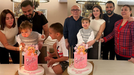 Alişan ile Buse Varoldan kızları Elize mütevazı doğum günü
