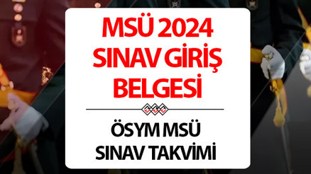 MSÜ 2024 SINAV GİRİŞ BELGESİ TC KİMLİK NO İLE SORGULAMA EKRANI (osym.gov.tr): MSÜ sınav yerleri açıklandı mı, ne zaman erişime açılacak Sınav belgesi nereden, nasıl alınır İşte MSÜ sınav tarihi...