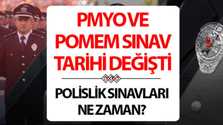 POLİSLİK SINAVLARI 2024 ERTELENDİ Mİ SON DAKİKA | Pmyo ve Pomem Eğitim Sonu sınavı ne zaman, saat kaçta, nerede yapılacak İşte POMEM ve PMYO sınav tarihleri