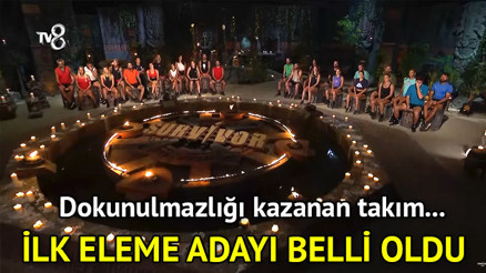SURVİVOR HAFTANIN İLK ELEME ADAYI 17 ŞUBAT: Dün akşam Survivorda eleme potasına kim potasına kim gitti, dokunulmazlığı hangi takım kazandı Konseyde eleme adayı belli oldu