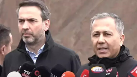 Bakan Yerlikaya ve Bakan Bayraktar maden sahasındaki son durumu aktardı