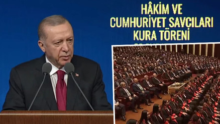 Cumhurbaşkanı Erdoğan, Hakim ve Cumhuriyet Savcıları Kura Törenine katıldı: Danıştay’ın kararı tartışmalı